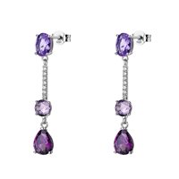 Orecchini Brosway Donna FANCY MAGIC PURPLE in Argento Cubic Zirconia FMP133
